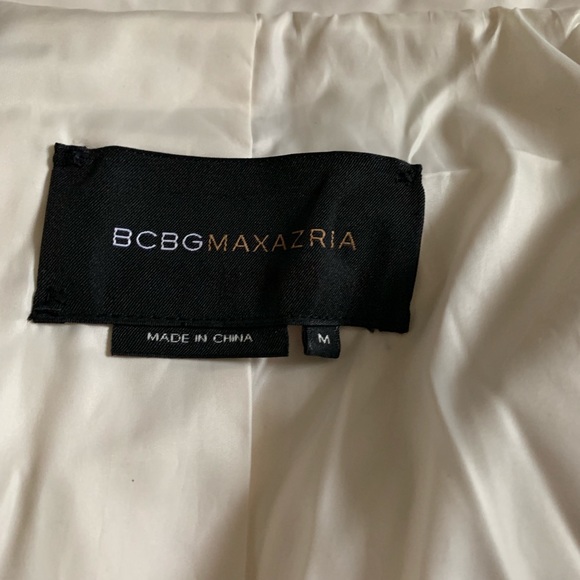 BCBG MAXAZRIA white puff coat - Picture 7 of 8